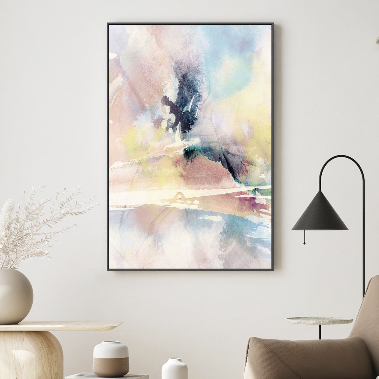 wall-art-print-canvas-poster-framed-Celestial Ink, Style B , By Nina Blue-2