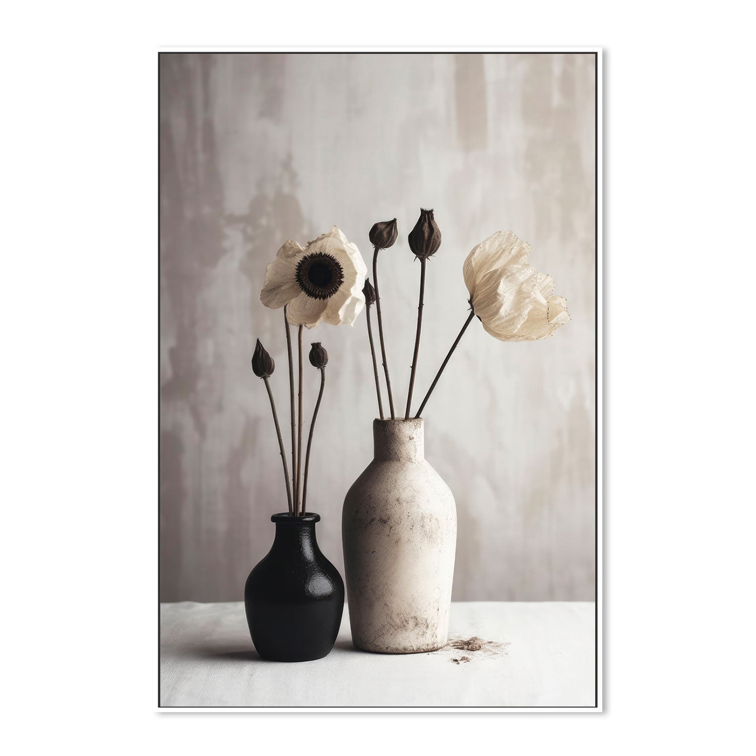 wall-art-print-canvas-poster-framed-Ceramic Vases, Style B , By Treechild-GIOIA-WALL-ART