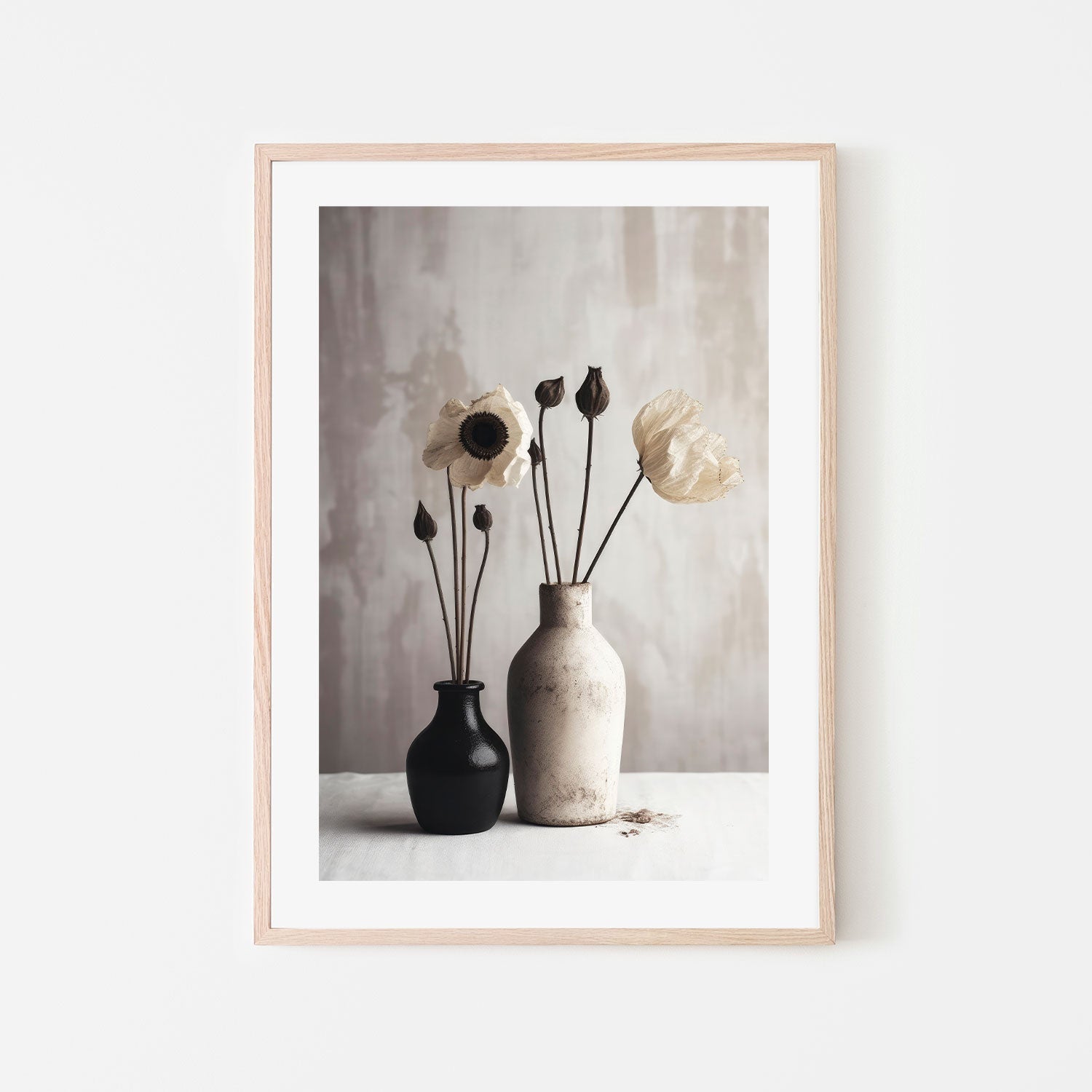 wall-art-print-canvas-poster-framed-Ceramic Vases, Style B , By Treechild-GIOIA-WALL-ART