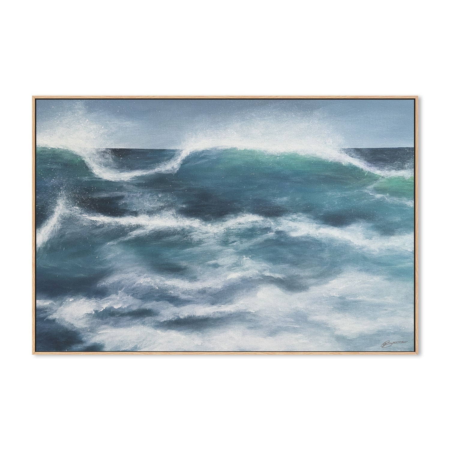 wall-art-print-canvas-poster-framed-Cerulean Power , By Joanne Barnes-GIOIA-WALL-ART