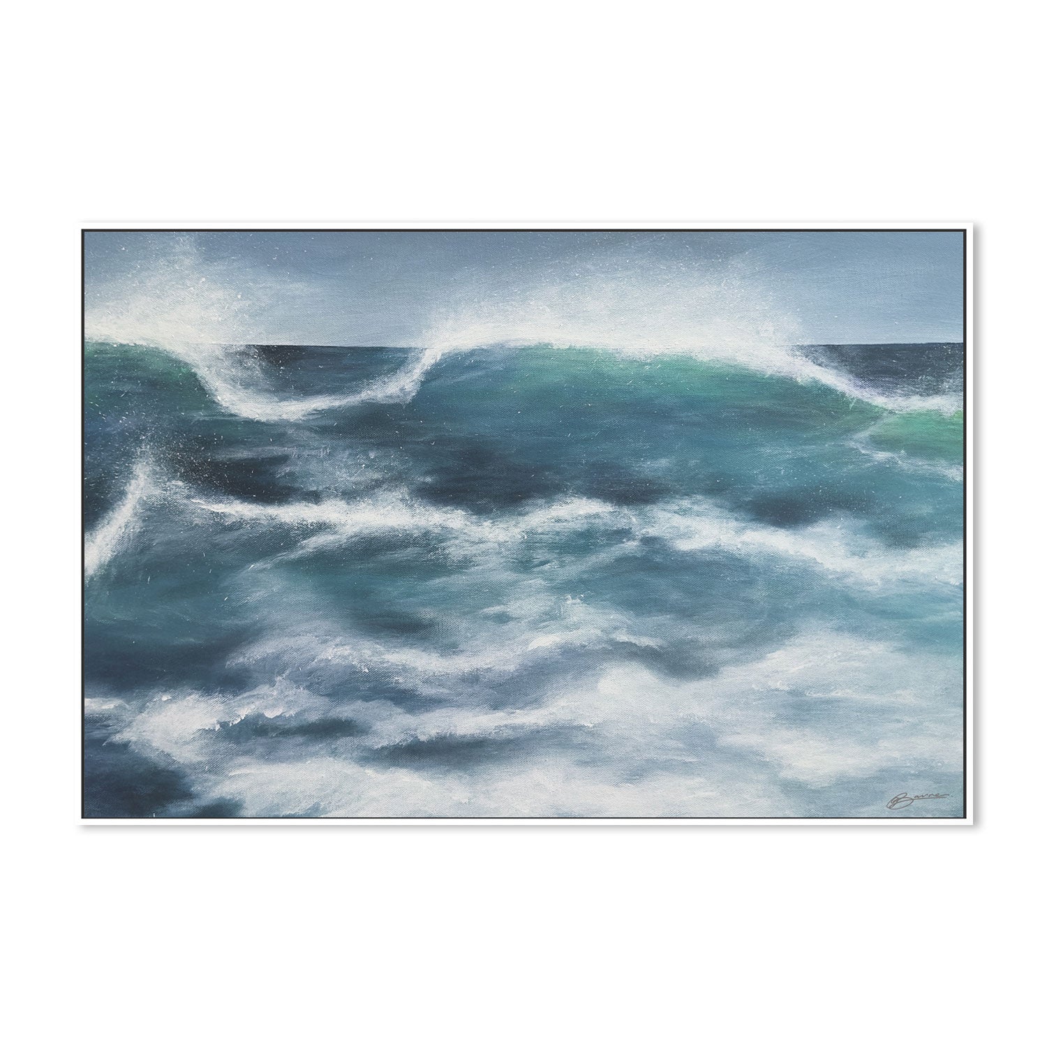 wall-art-print-canvas-poster-framed-Cerulean Power , By Joanne Barnes-GIOIA-WALL-ART