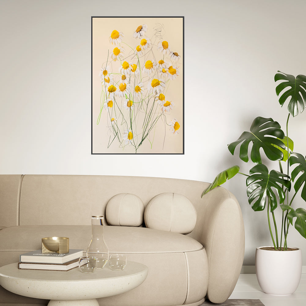 wall-art-print-canvas-poster-framed-Chamomile No.1 , By Leigh Viner-GIOIA-WALL-ART