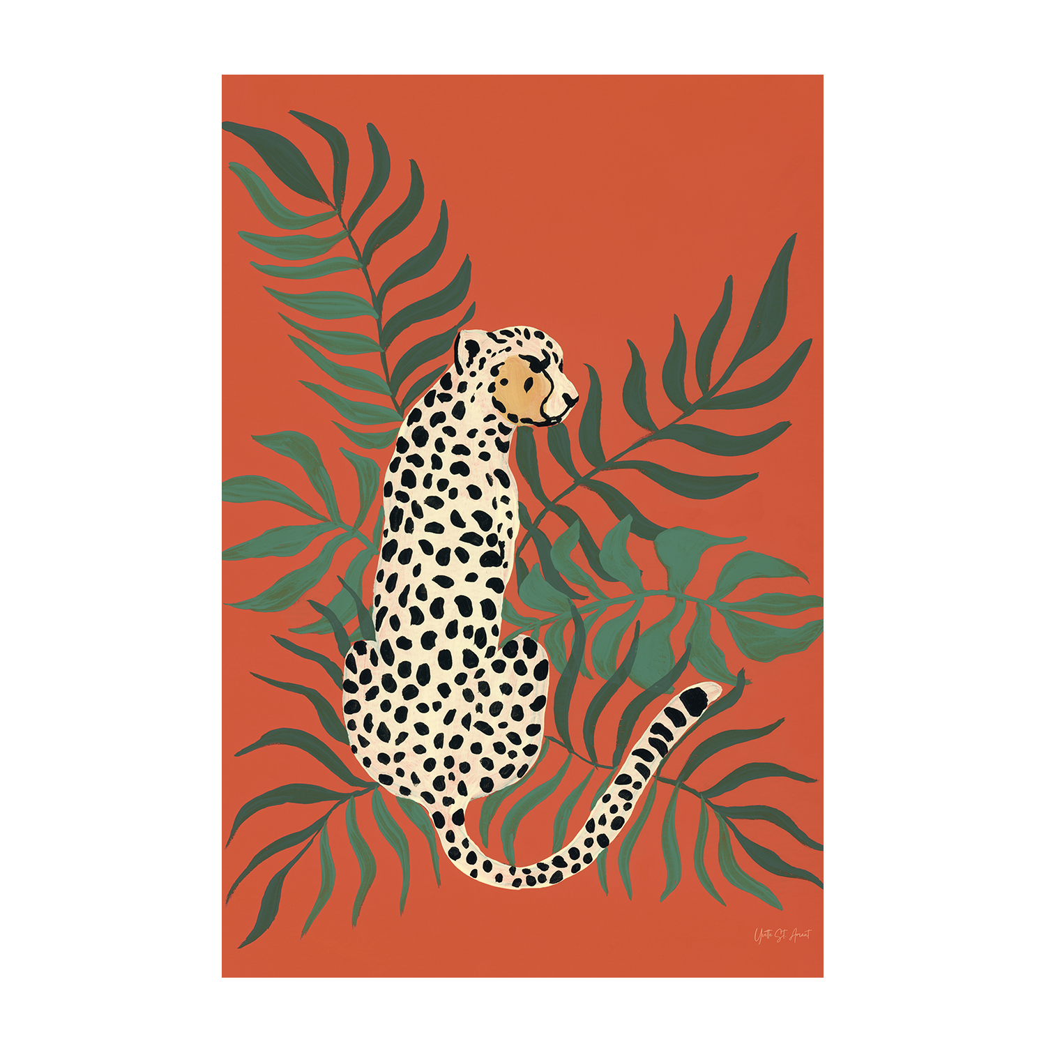 wall-art-print-canvas-poster-framed-Cheetah, Style A & B, Set of 2 , By Yvette St. Amant-8