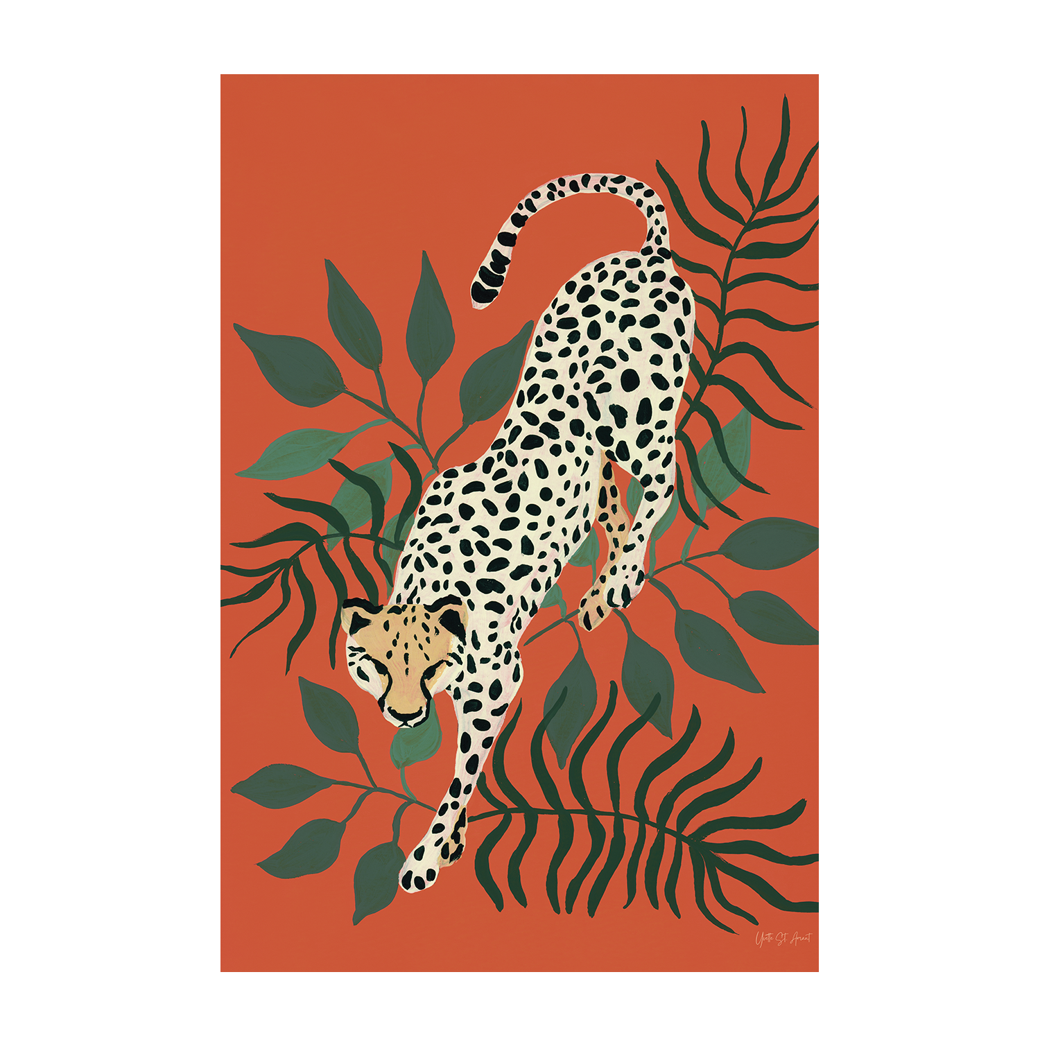 wall-art-print-canvas-poster-framed-Cheetah, Style A & B, Set of 2 , By Yvette St. Amant-9