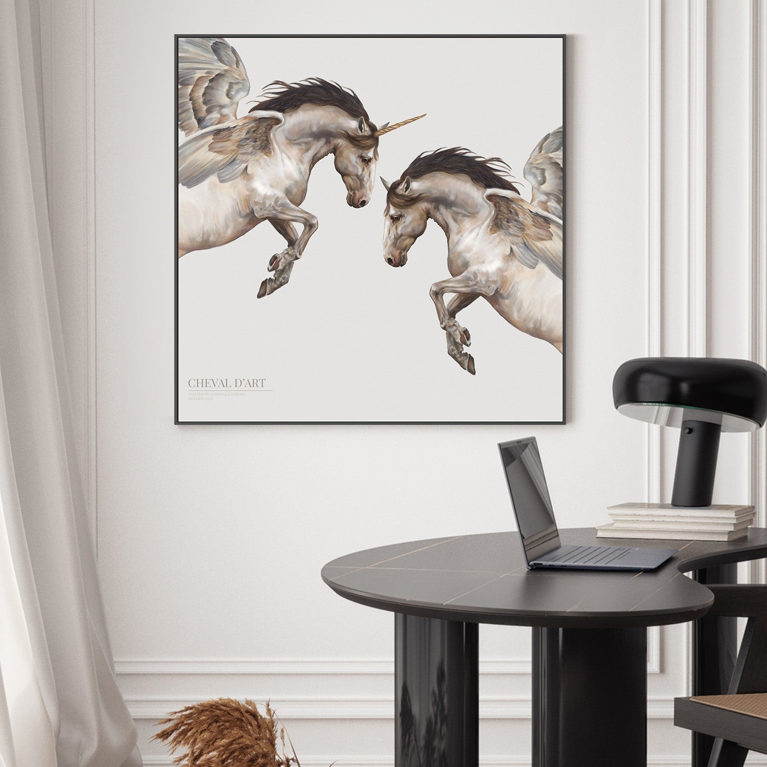 wall-art-print-canvas-poster-framed-Cheval , By Gabriella Roberg-2