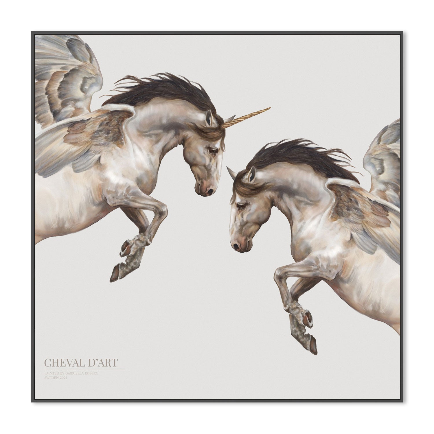 wall-art-print-canvas-poster-framed-Cheval , By Gabriella Roberg-3