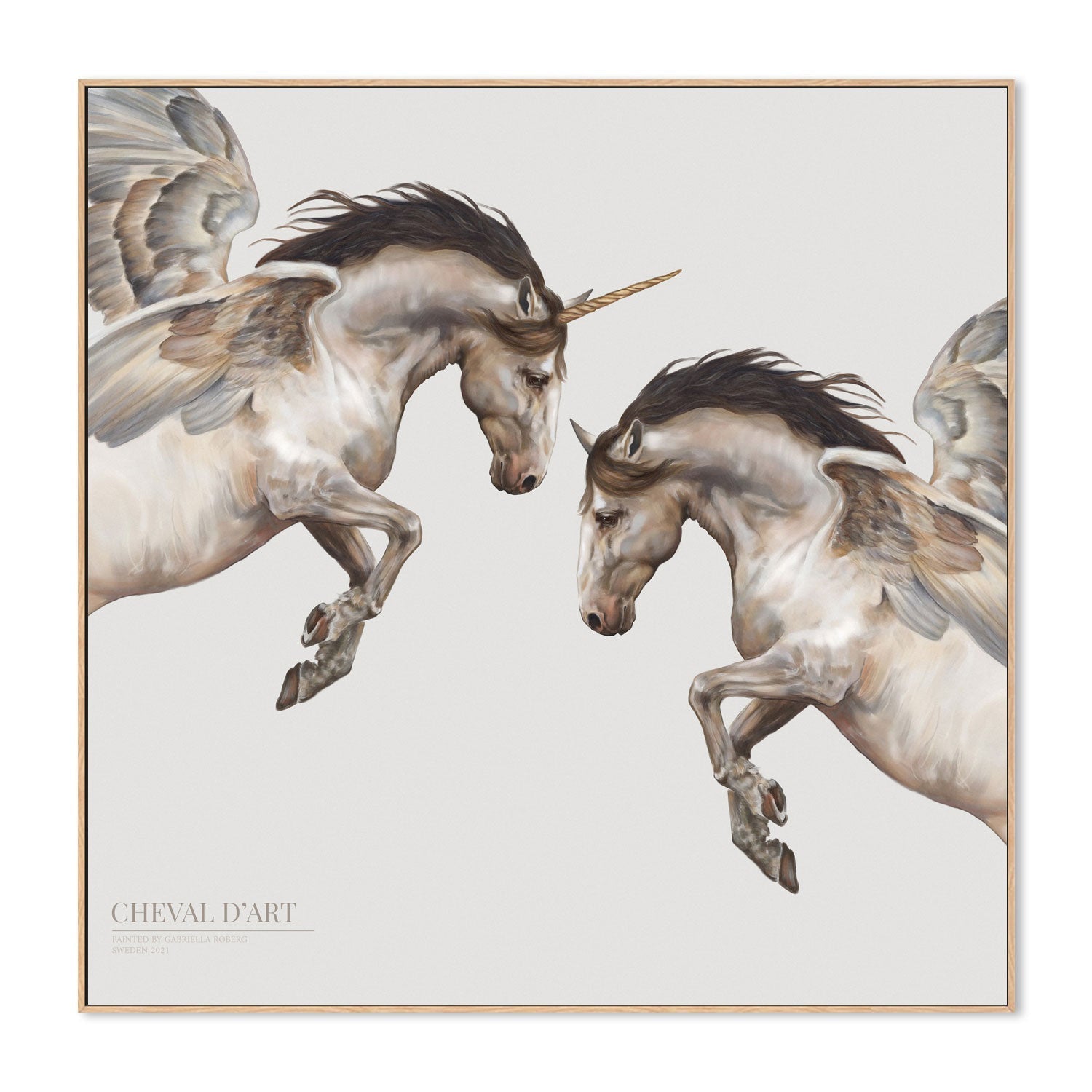 wall-art-print-canvas-poster-framed-Cheval , By Gabriella Roberg-4