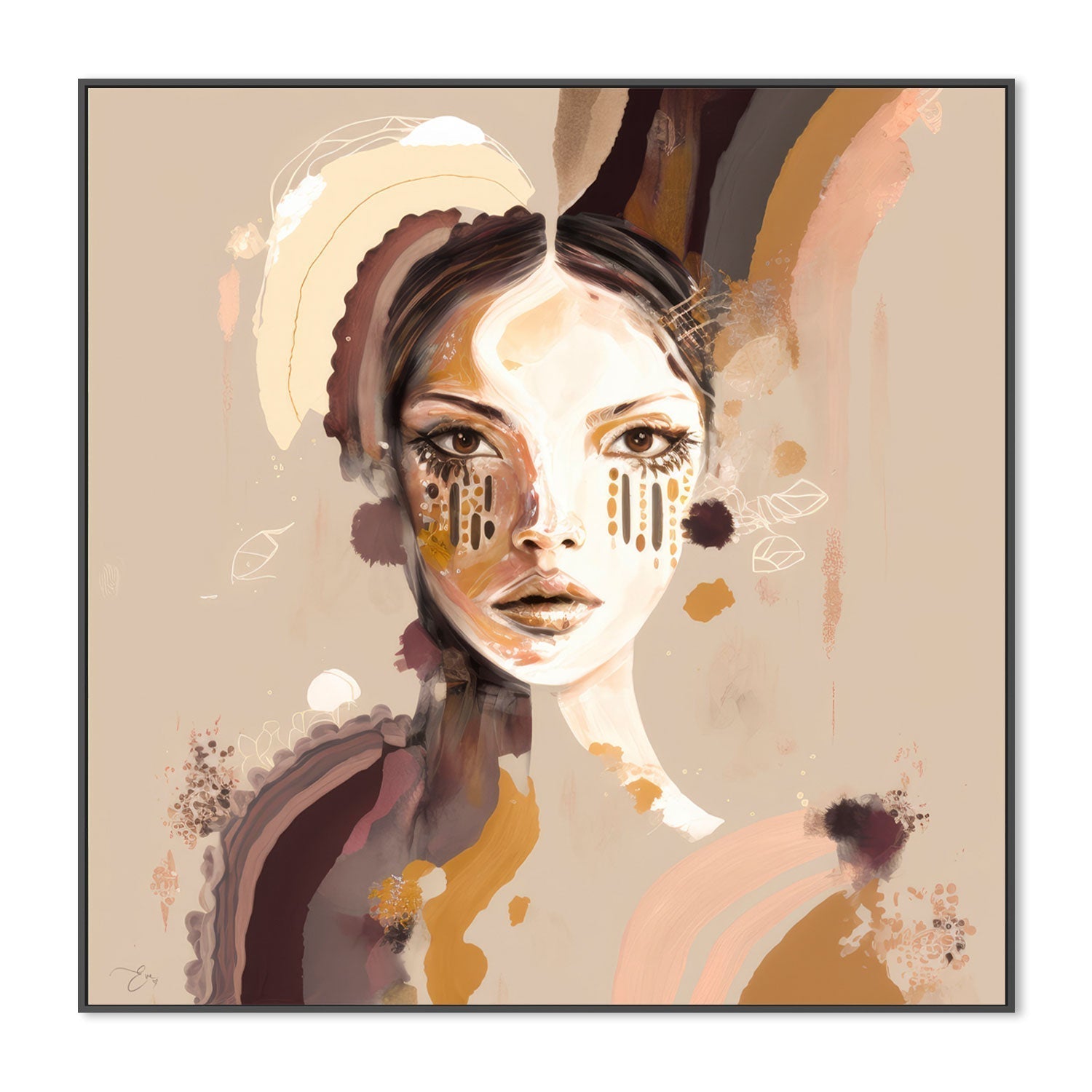 wall-art-print-canvas-poster-framed-Chiara , By Bella Eve-GIOIA-WALL-ART