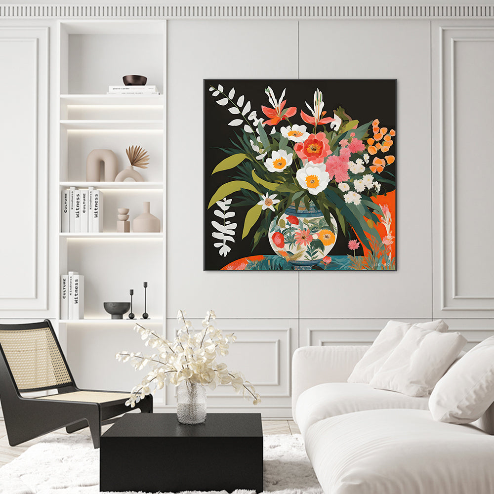 wall-art-print-canvas-poster-framed-Chinoiserie Charm , By Julie Lynch-2