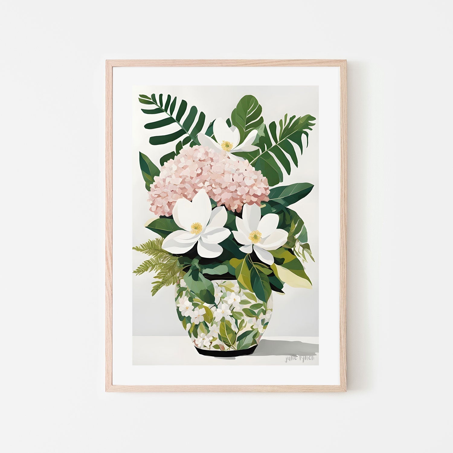 wall-art-print-canvas-poster-framed-Chintz Blush , By Julie Lynch-6