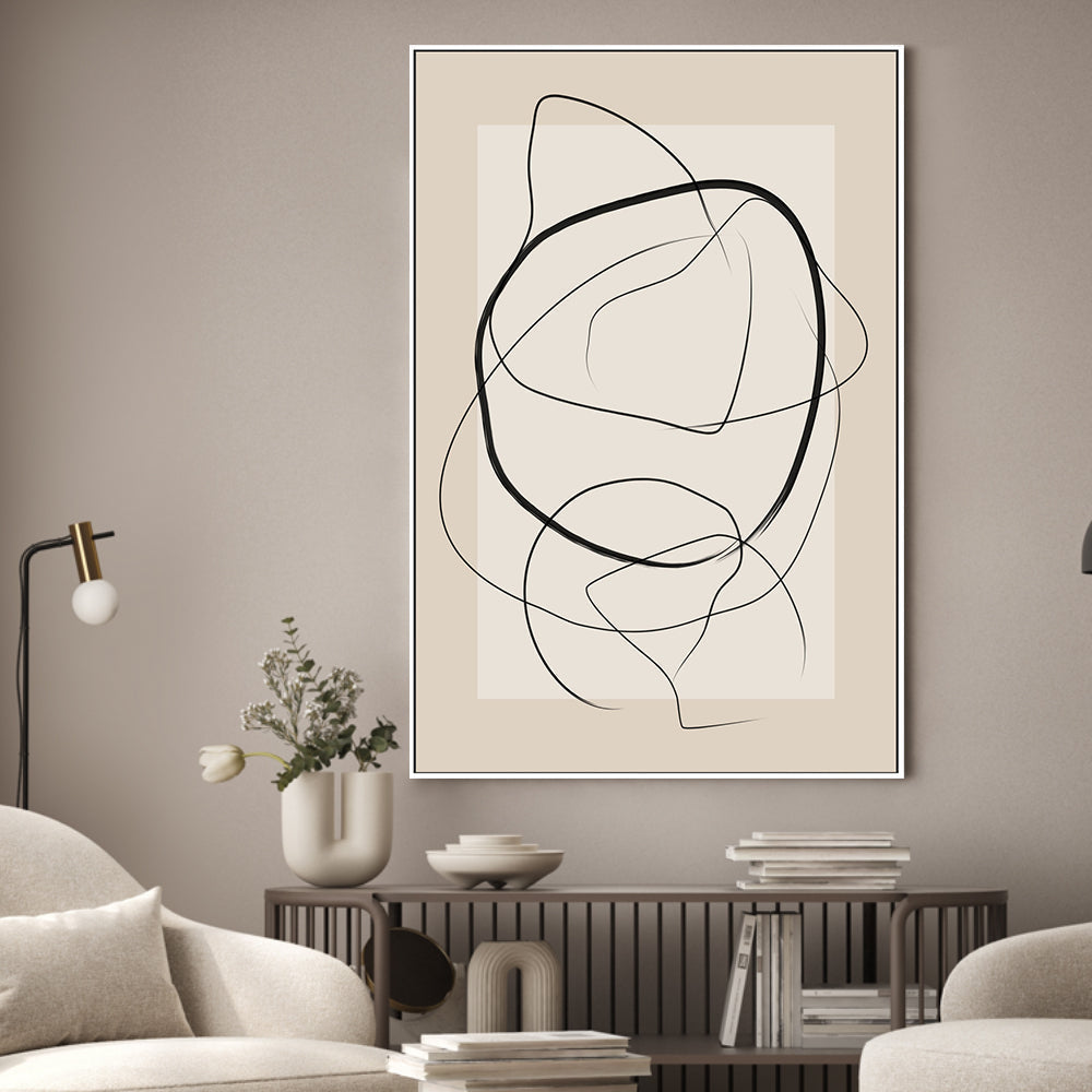 wall-art-print-canvas-poster-framed-Circular Harmony , By Elena Ristova-GIOIA-WALL-ART