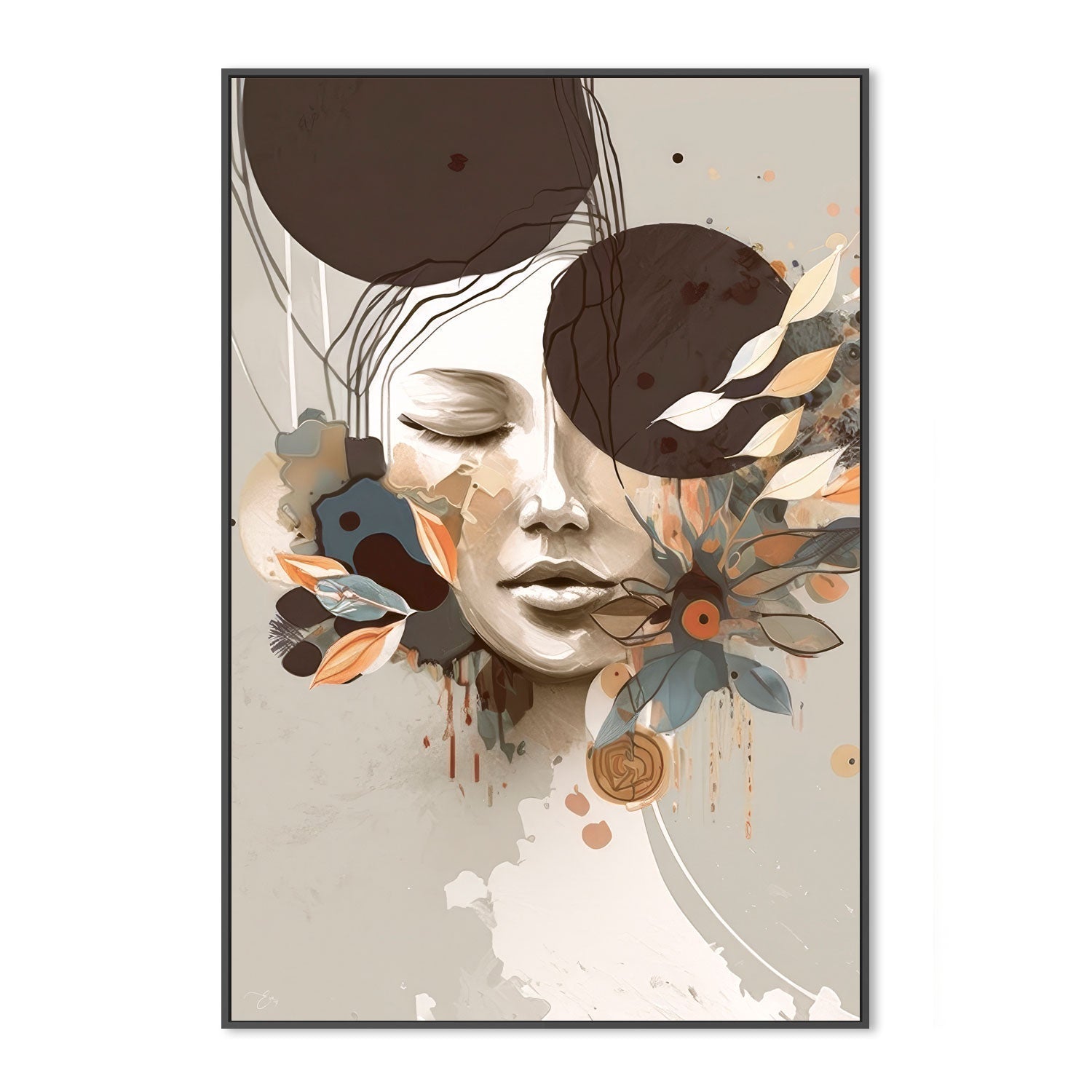 wall-art-print-canvas-poster-framed-Clara, Style A , By Bella Eve-3