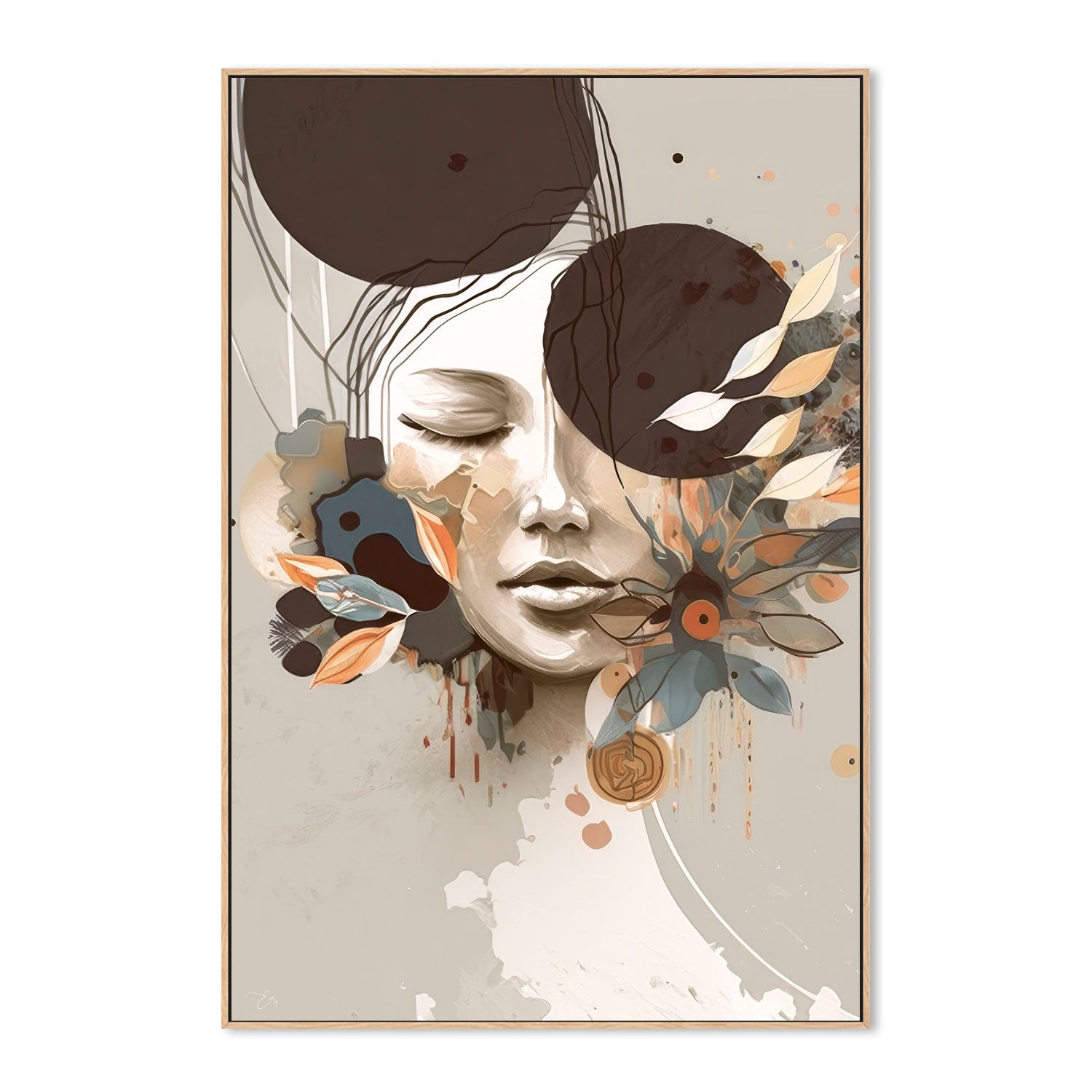 wall-art-print-canvas-poster-framed-Clara, Style A , By Bella Eve-4