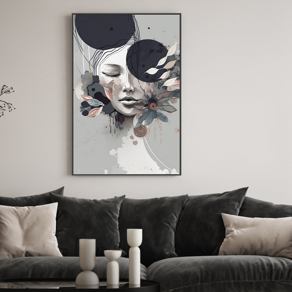 wall-art-print-canvas-poster-framed-Clara, Style B, By Bella Eve , By Art Pulse-2