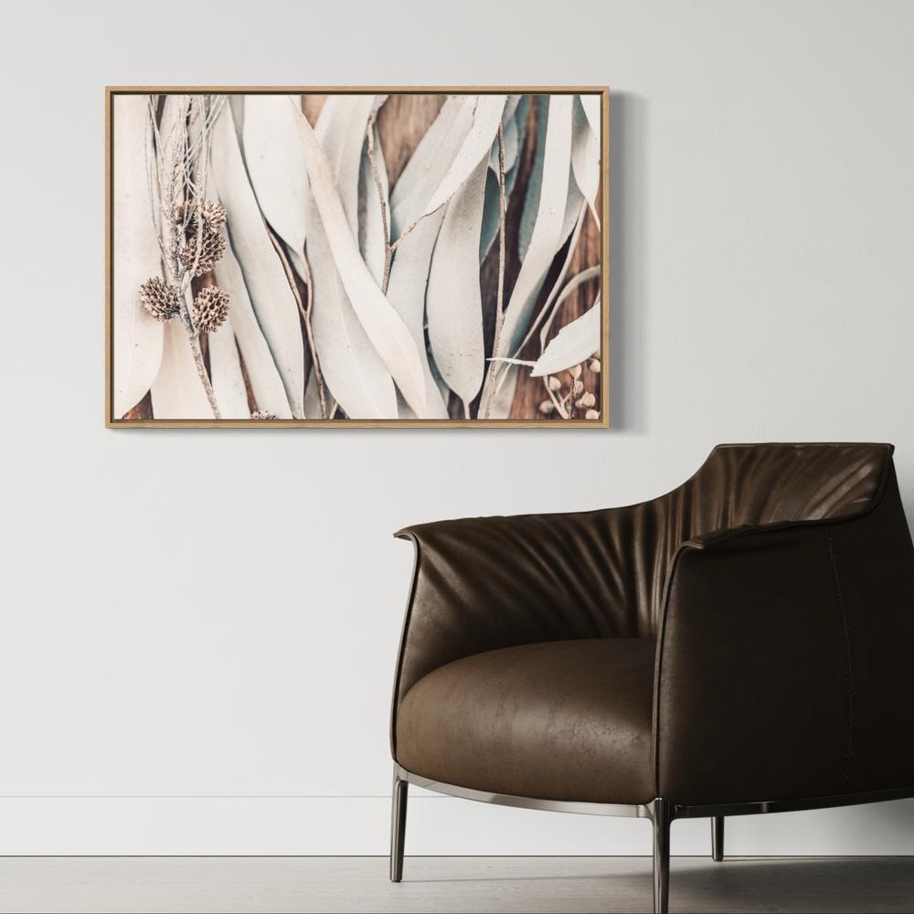 Close Up Eucalyptus Leaves-Gioia-Prints-Framed-Canvas-Poster-GIOIA-WALL-ART