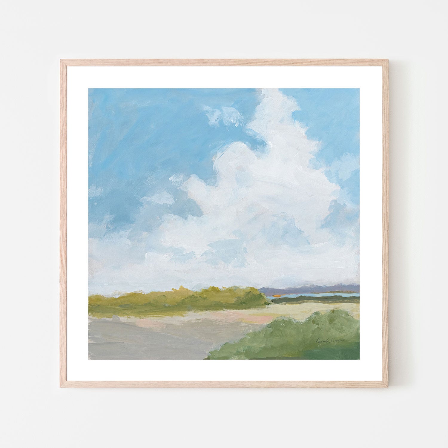 wall-art-print-canvas-poster-framed-Clouds Over Lagoon-by-Pamela Munger-Gioia Wall Art