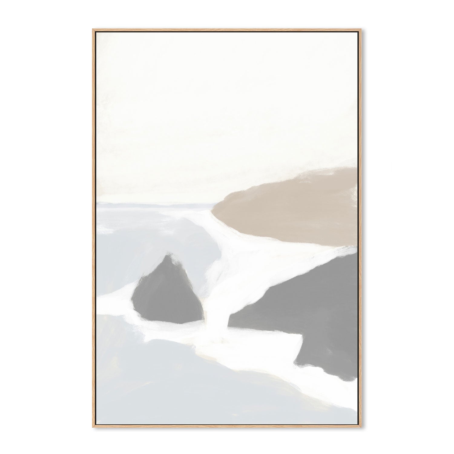 wall-art-print-canvas-poster-framed-Coast Waves, By Dan Hobday, Exclusive To Gioia-by-Dan Hobday Artwork Exclusive To Gioia-Gioia Wall Art