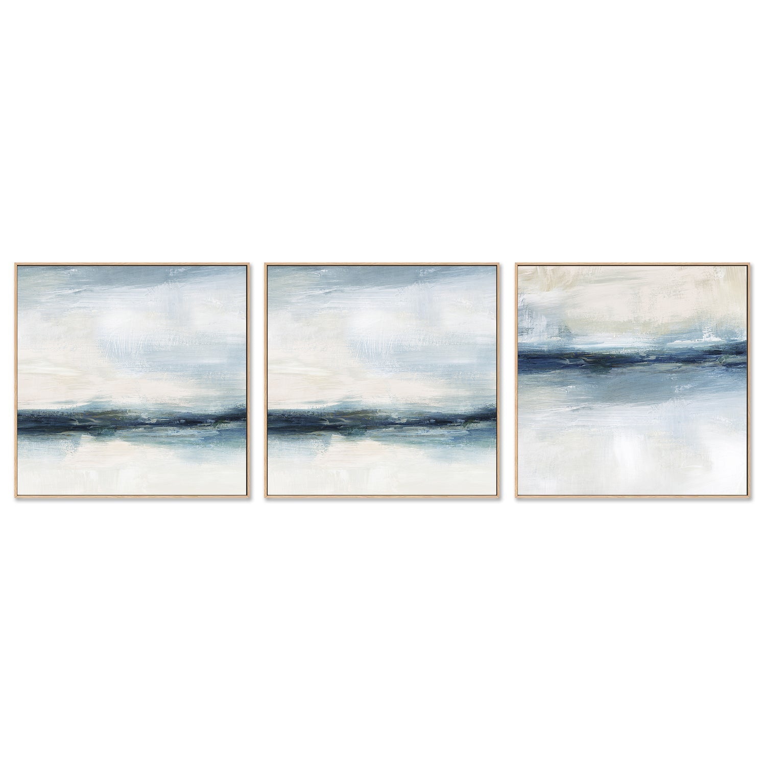 wall-art-print-canvas-poster-framed-Coastal Air, Style A, B & C, Set Of 3 , By Nina Blue-4