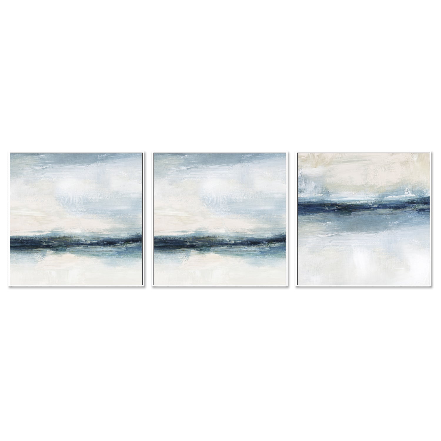 wall-art-print-canvas-poster-framed-Coastal Air, Style A, B & C, Set Of 3 , By Nina Blue-5