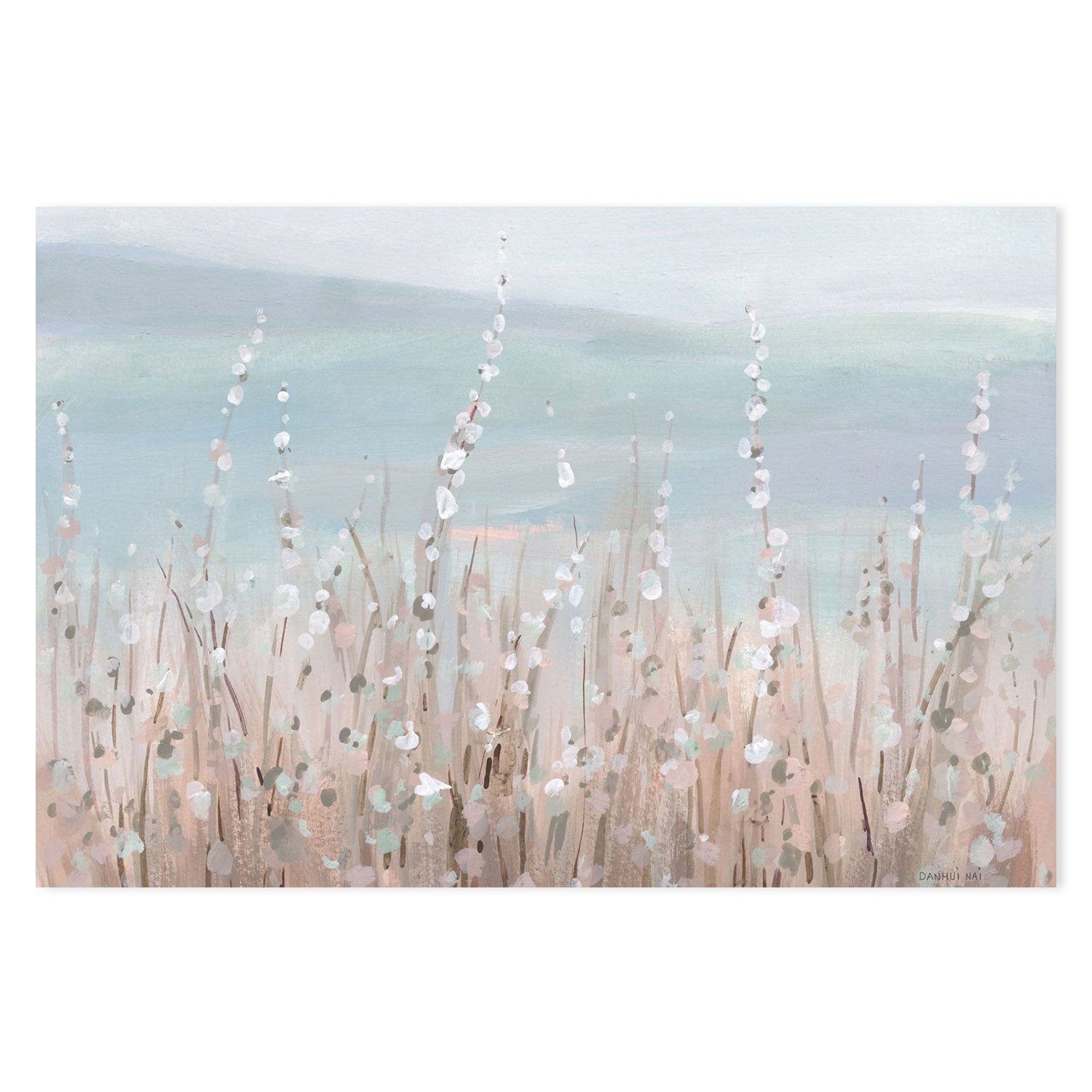 wall-art-print-canvas-poster-framed-Coastal Morning Blooms-by-Danhui Nai-Gioia Wall Art