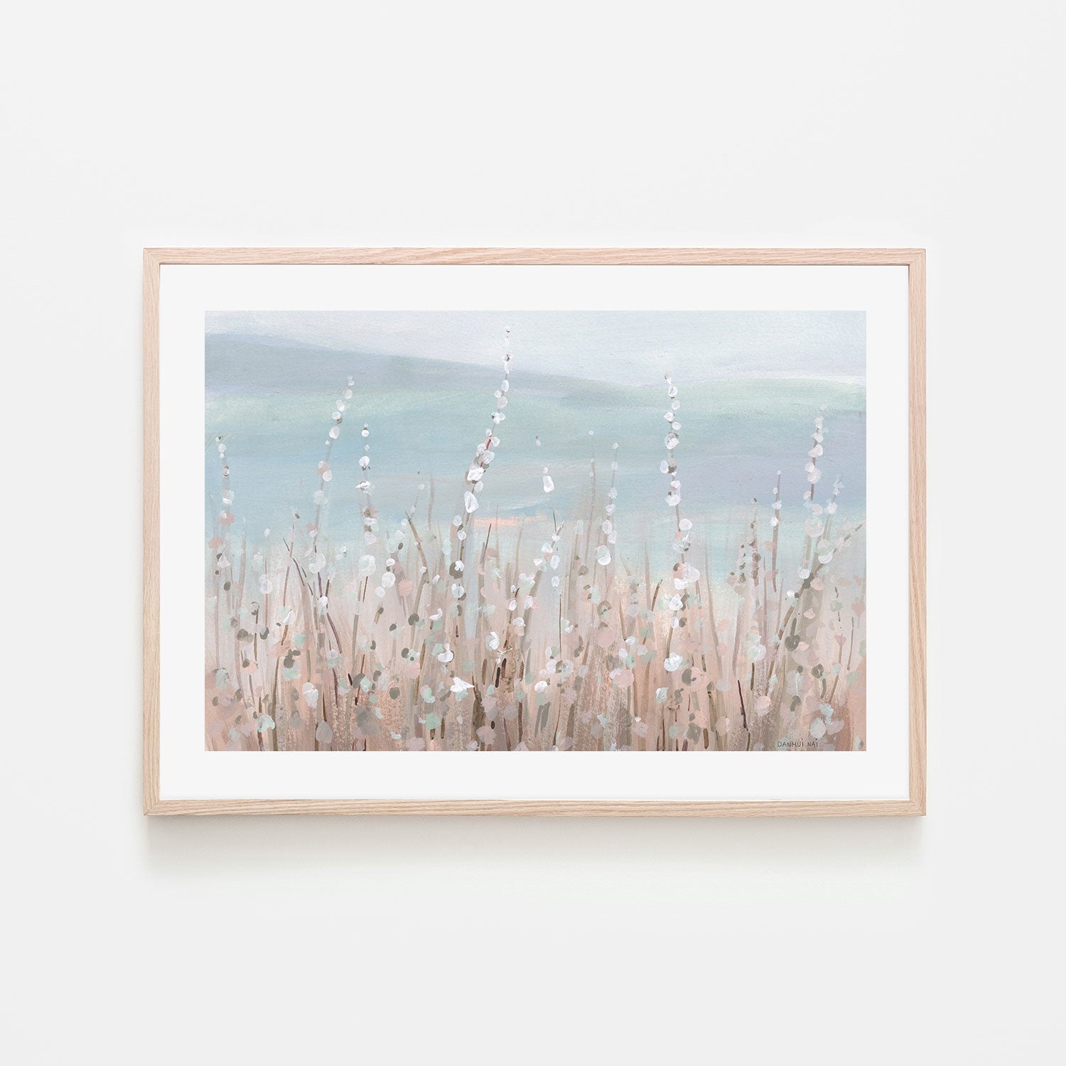 wall-art-print-canvas-poster-framed-Coastal Morning Blooms-by-Danhui Nai-Gioia Wall Art