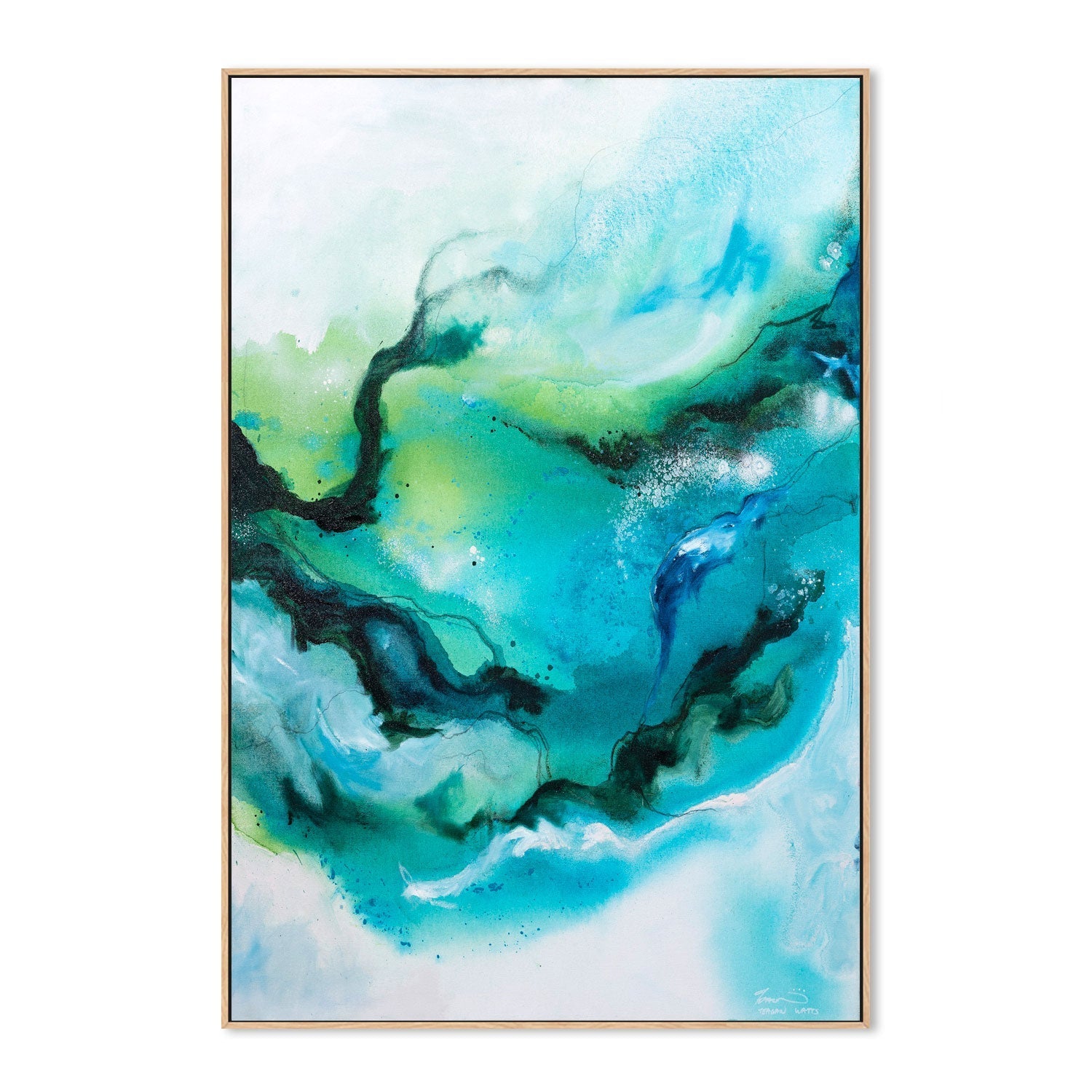 wall-art-print-canvas-poster-framed-Coastal Symphony , By Teagan Watts-4