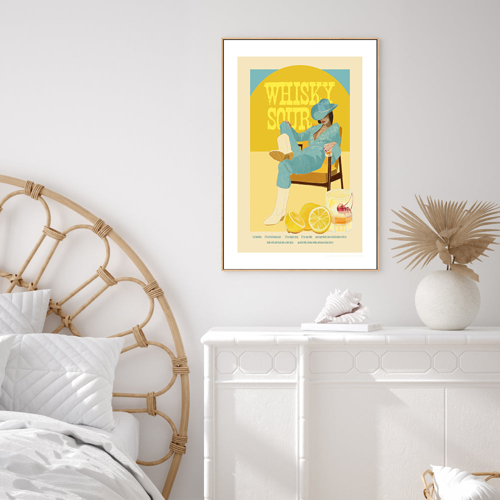 wall-art-print-canvas-poster-framed-Cocktails Whiskysour-2