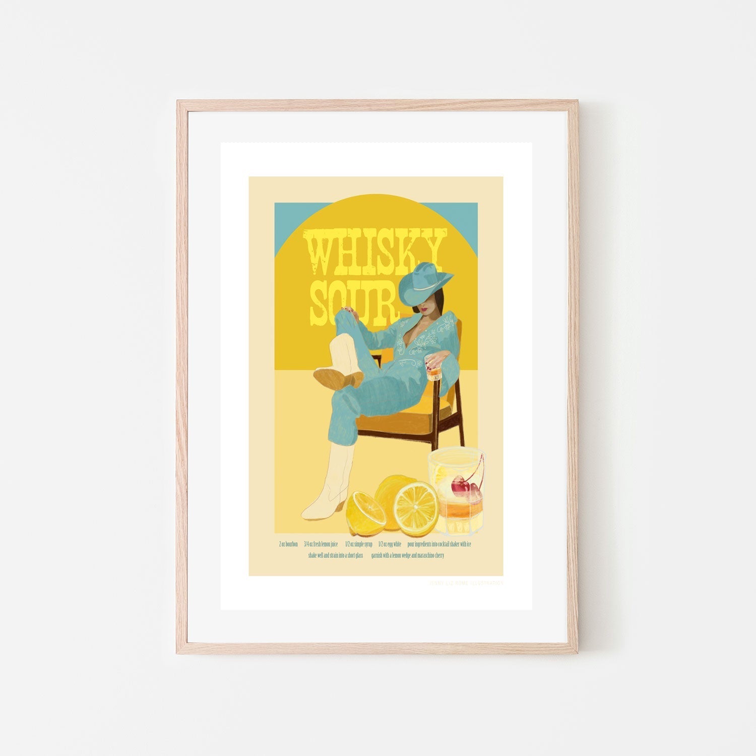 wall-art-print-canvas-poster-framed-Cocktails Whiskysour-6