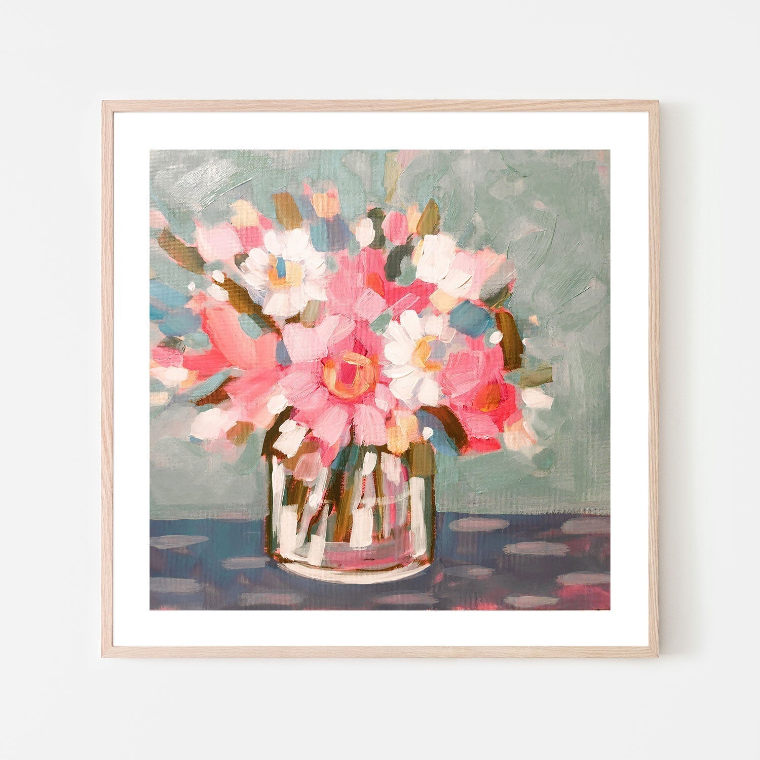 wall-art-print-canvas-poster-framed-Coffee And Flowers , By Kristy Andrews-GIOIA-WALL-ART