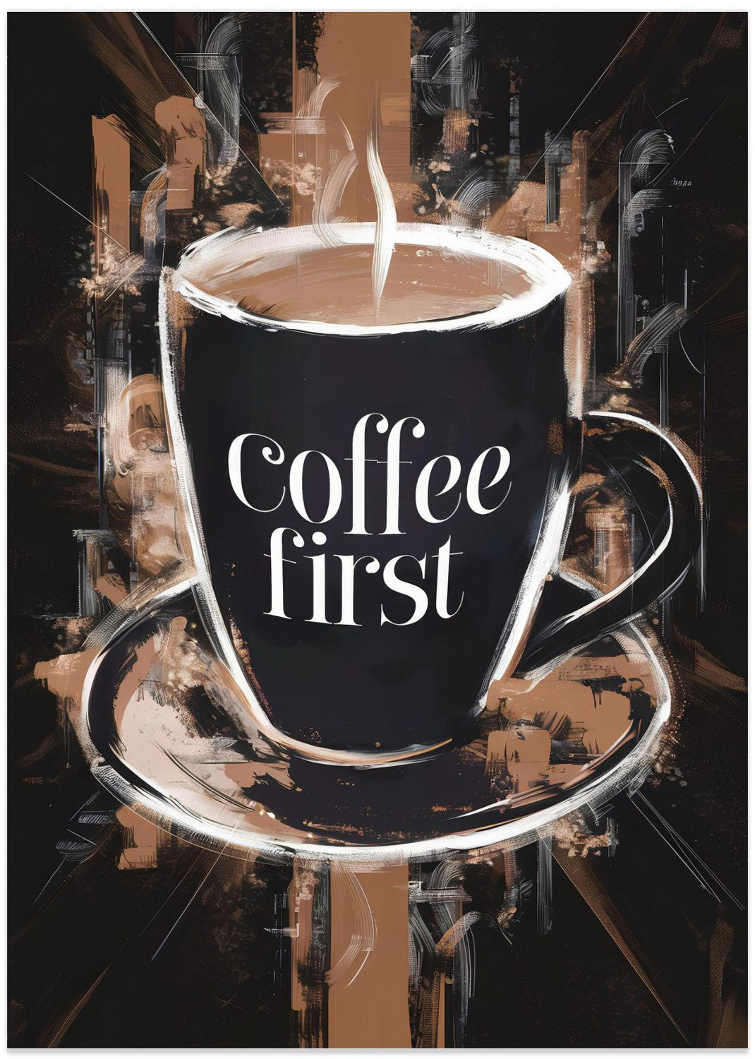 wall-art-print-canvas-poster-framed-Coffee First , By Andreas Magnusson-1