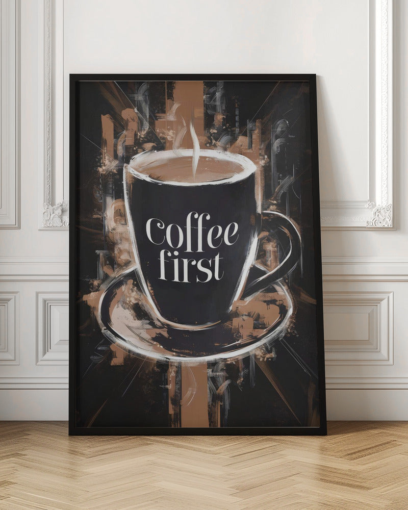 wall-art-print-canvas-poster-framed-Coffee First , By Andreas Magnusson-3