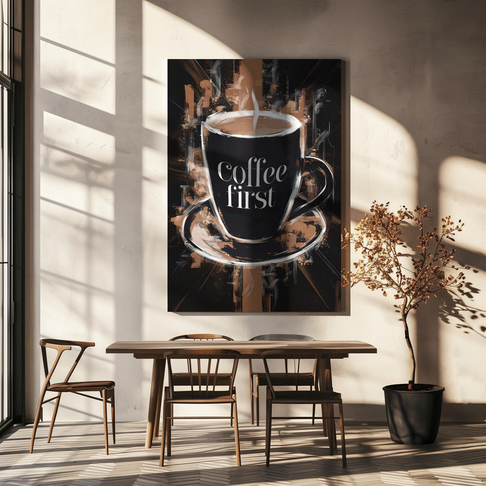 wall-art-print-canvas-poster-framed-Coffee First , By Andreas Magnusson-4