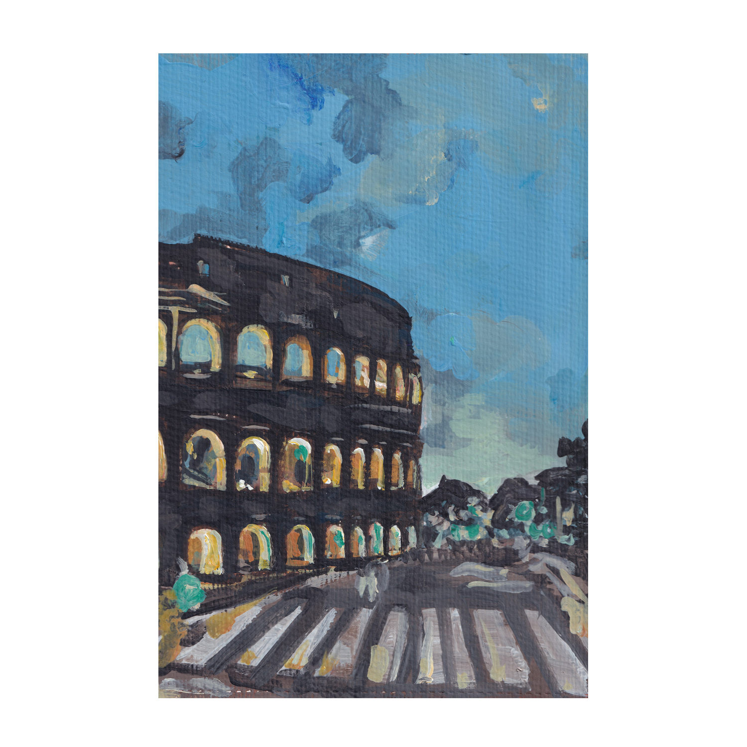 wall-art-print-canvas-poster-framed-Colosseum , By Alice Kwan-1