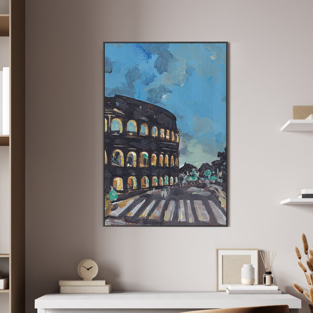 wall-art-print-canvas-poster-framed-Colosseum , By Alice Kwan-2