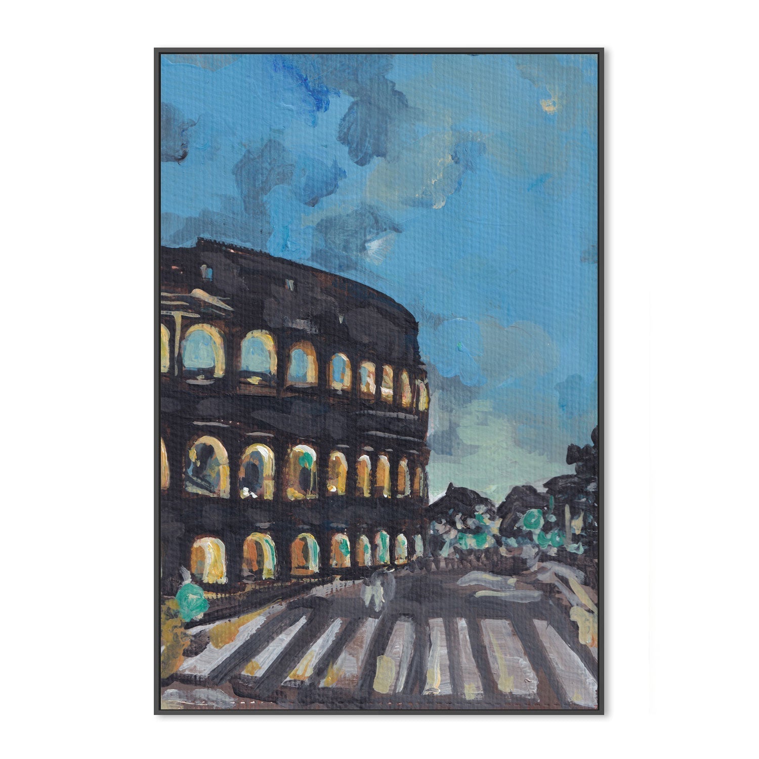 wall-art-print-canvas-poster-framed-Colosseum , By Alice Kwan-3