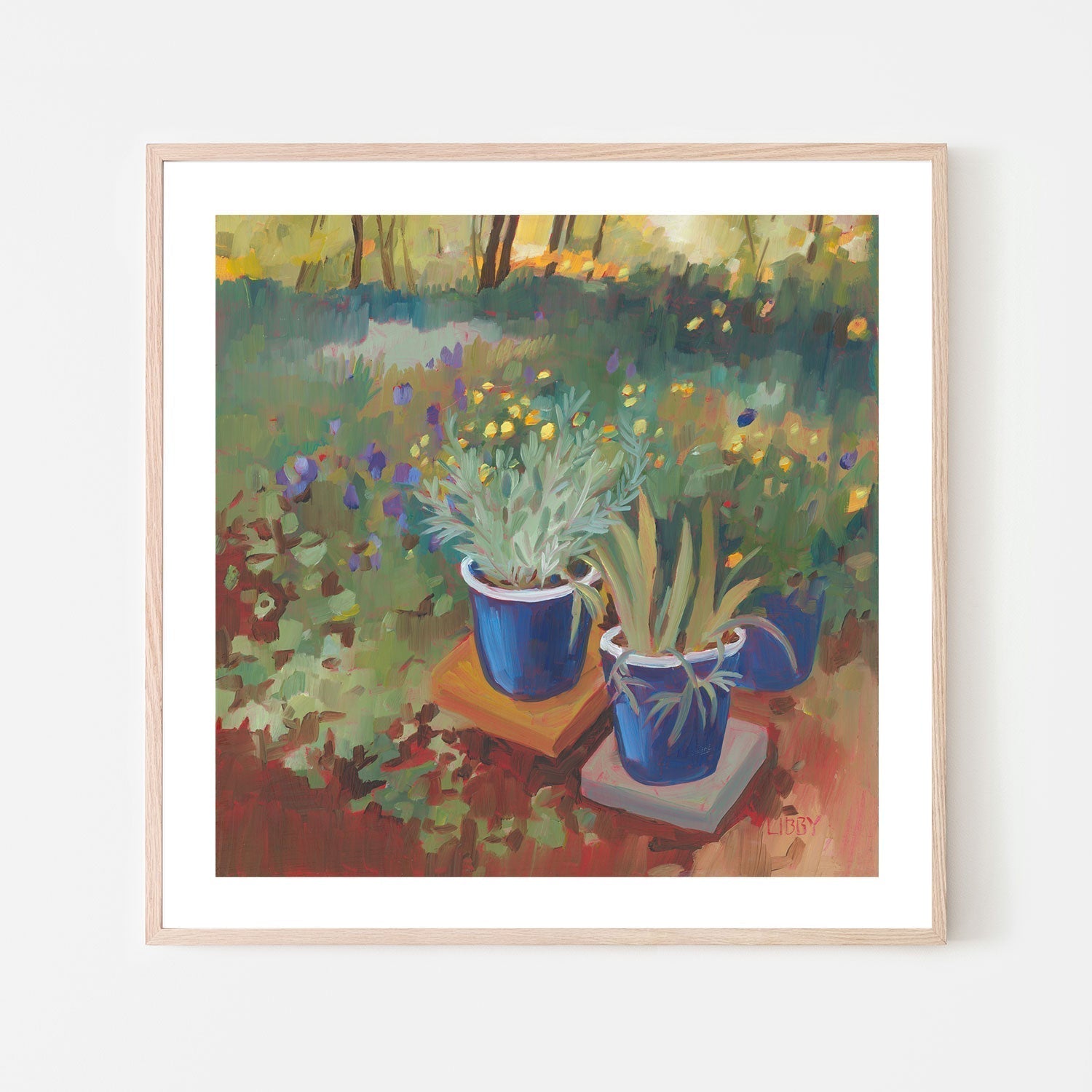 wall-art-print-canvas-poster-framed-Colour Of The Garden , By Libby Anderson-GIOIA-WALL-ART