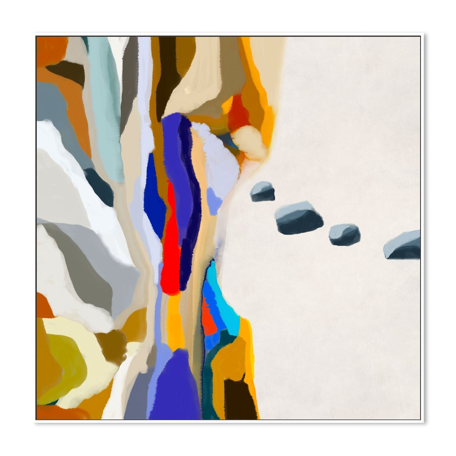 wall-art-print-canvas-poster-framed-Colours and Shapes , By Roberto Moro Art-5