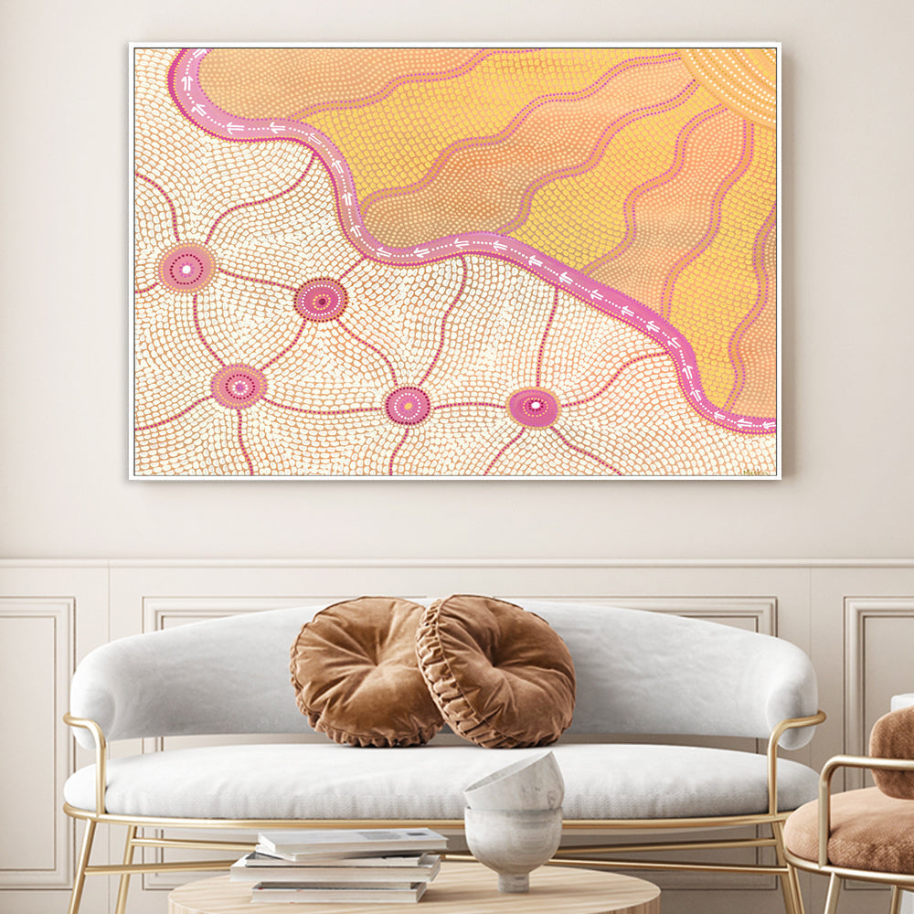 wall-art-print-canvas-poster-framed-Connections On My Journey , By Domica Hill-GIOIA-WALL-ART