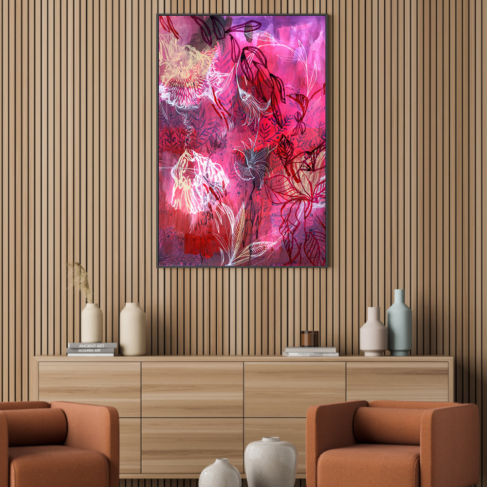 wall-art-print-canvas-poster-framed-Connections, Style A , By Paula Mills-2