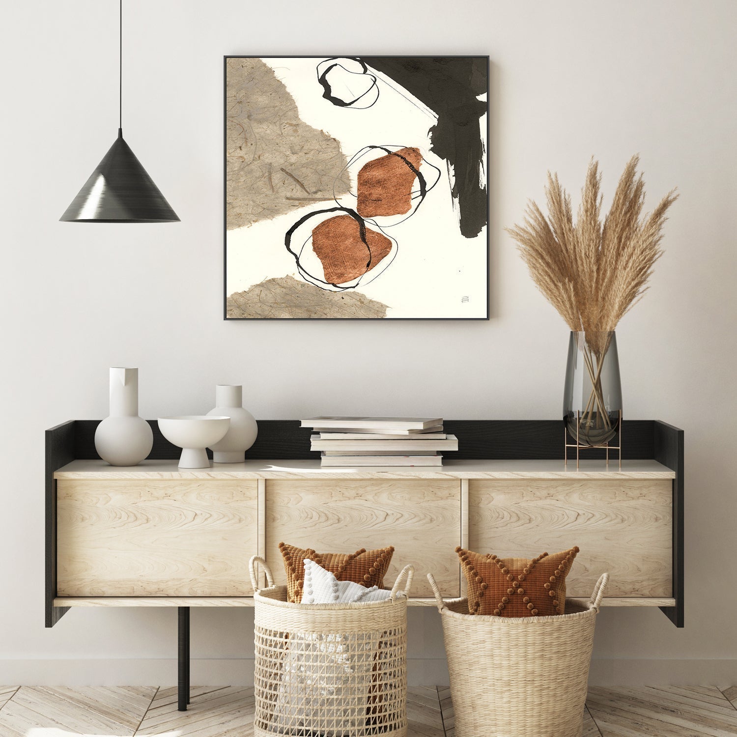 wall-art-print-canvas-poster-framed-Copper Linked, Style B-by-Chris Paschke-Gioia Wall Art