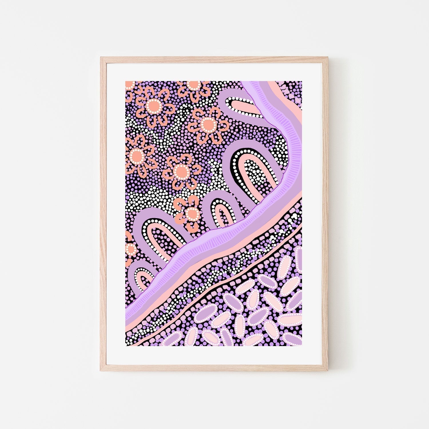 wall-art-print-canvas-poster-framed-Country In Colour Purple Blush-by-Leah Cummins-Gioia Wall Art