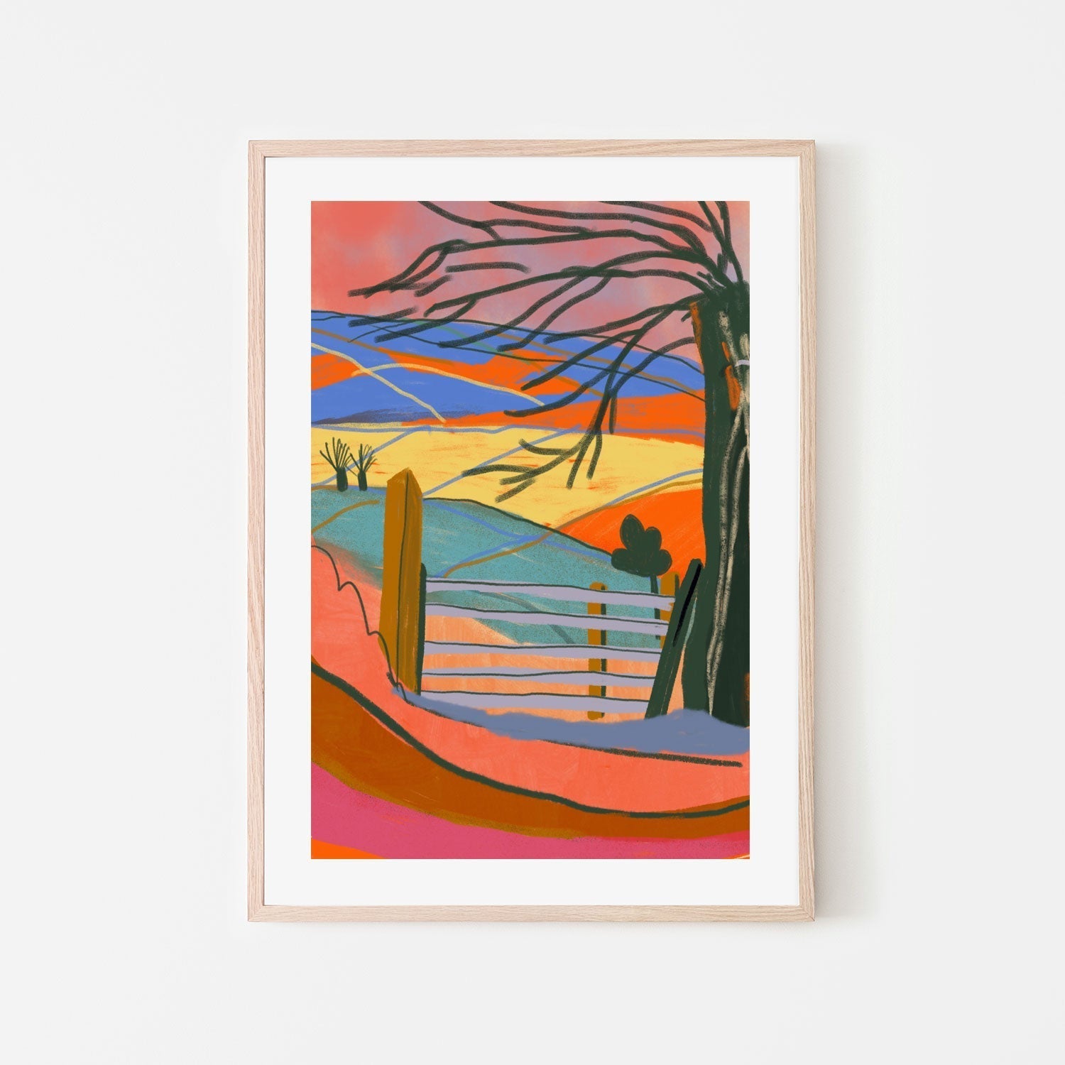 wall-art-print-canvas-poster-framed-Countryside , By Gigi Rosado-GIOIA-WALL-ART