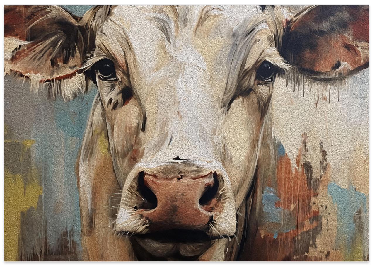 wall-art-print-canvas-poster-framed-Cow No 1 , By Andreas Magnusson-1