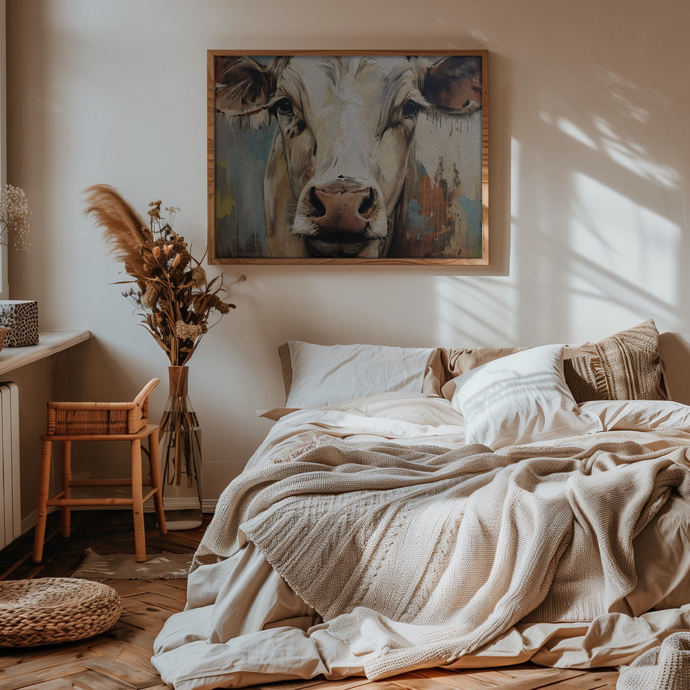 wall-art-print-canvas-poster-framed-Cow No 1 , By Andreas Magnusson-6