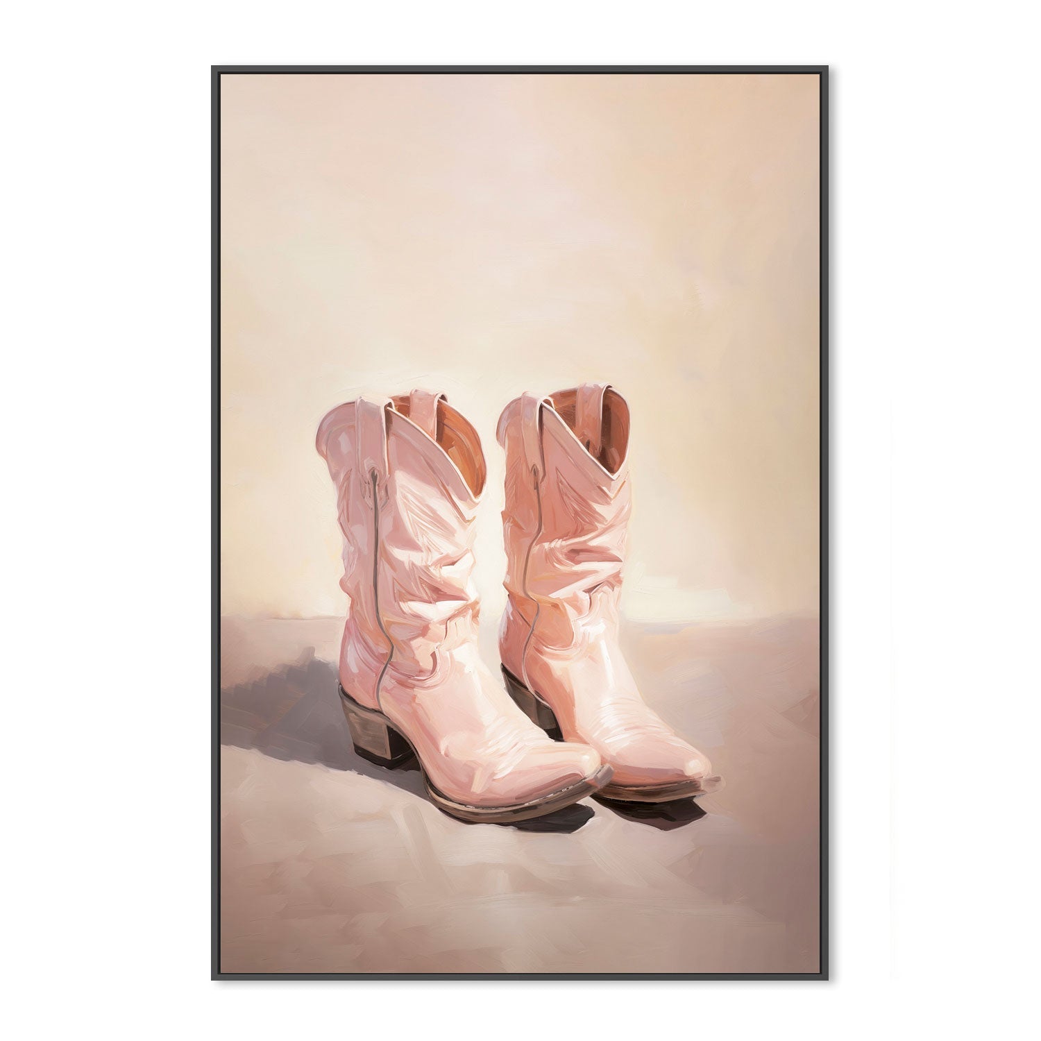 wall-art-print-canvas-poster-framed-Cowgirl Boots , By Lady Hana-3