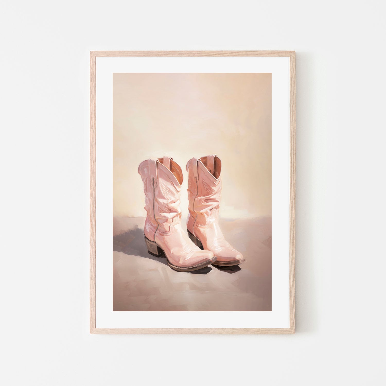 wall-art-print-canvas-poster-framed-Cowgirl Boots , By Lady Hana-6