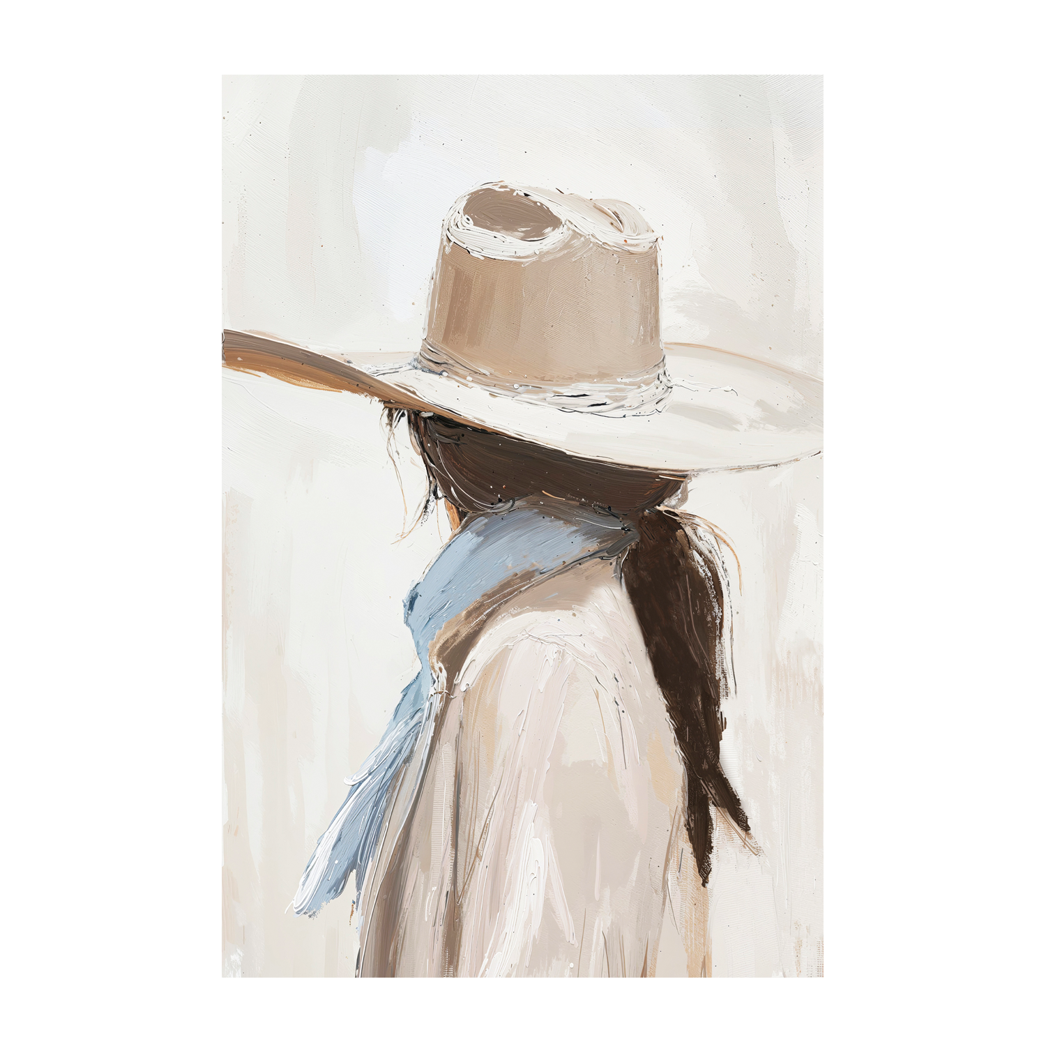 wall-art-print-canvas-poster-framed-Cowgirl , By Lady Hana-1