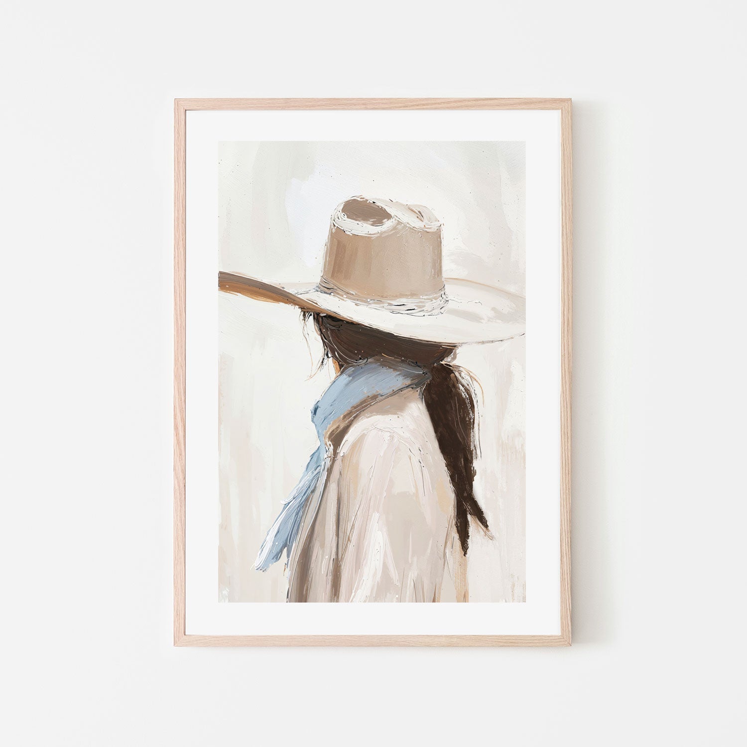 wall-art-print-canvas-poster-framed-Cowgirl , By Lady Hana-6