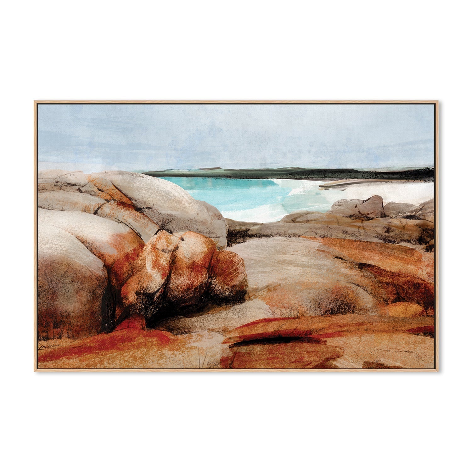 wall-art-print-canvas-poster-framed-Cozy Corner Beach , By Dear Musketeer Studio-4