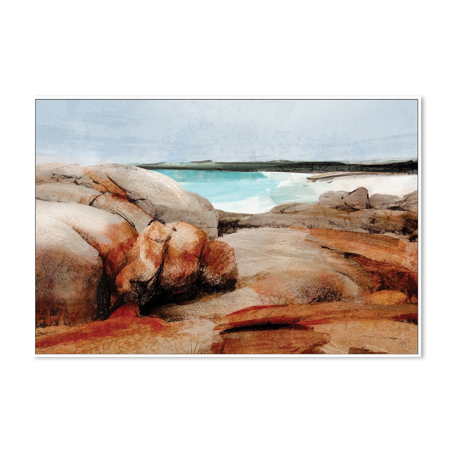 wall-art-print-canvas-poster-framed-Cozy Corner Beach , By Dear Musketeer Studio-5